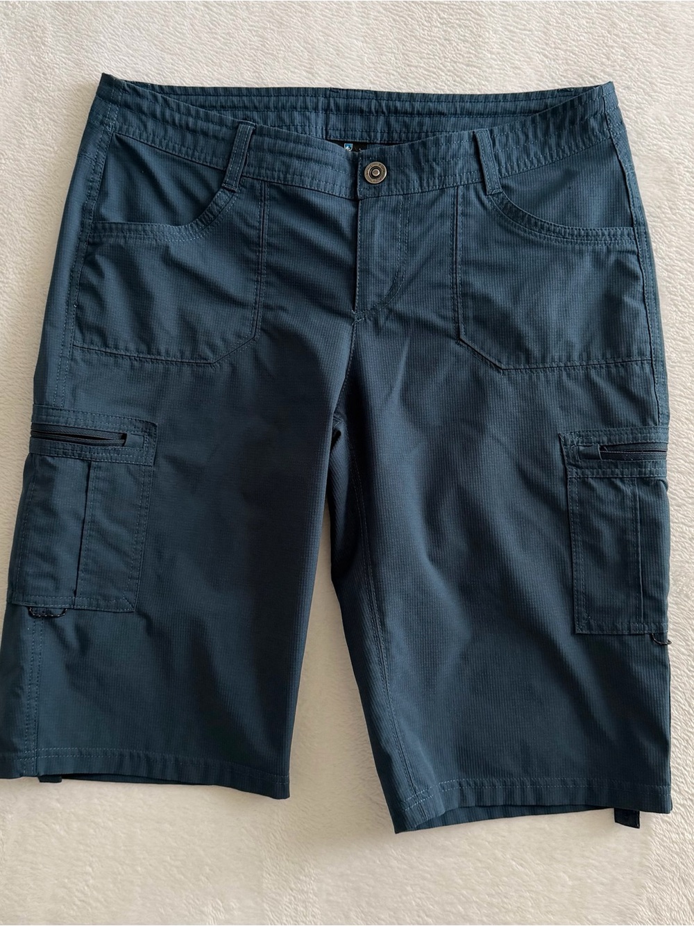 Kuhl Women's 10 Blue Polyester Horizn Recco
Convertible Bermuda Cargo Shorts